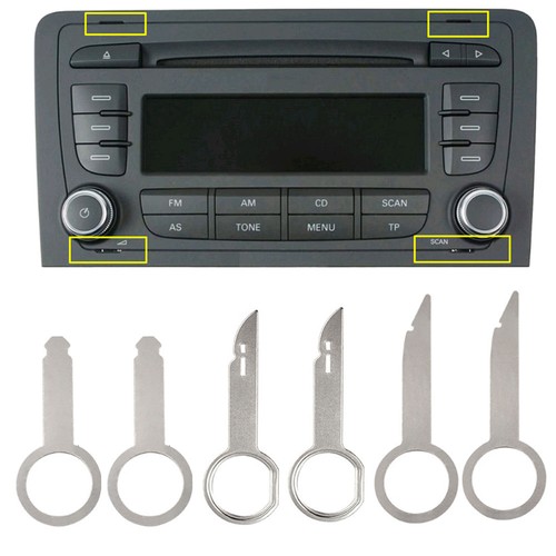 Car radio removal - car, pin