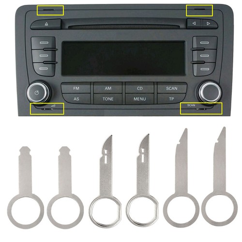 6pcs car radio - 6pcs, key