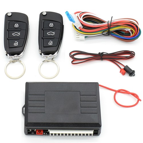 Car alarm system flip - +, key