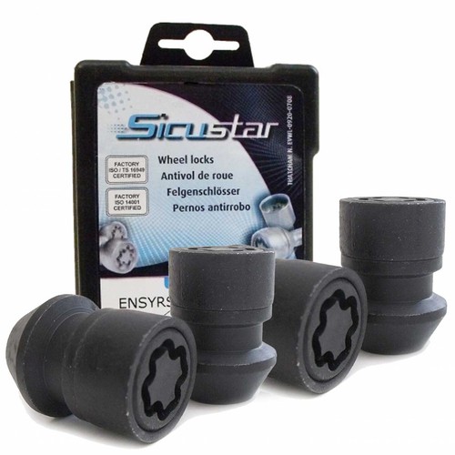 Wheel lock nuts tapered - , 60°