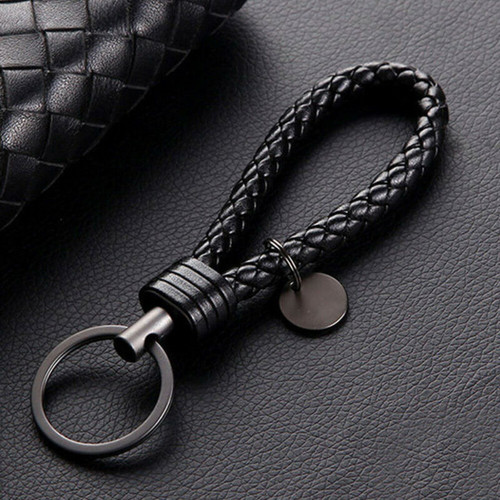 Keychain leather rope - leather, strap